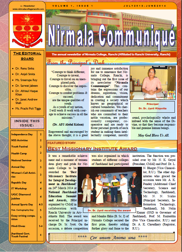 Nirmala Communique 2014